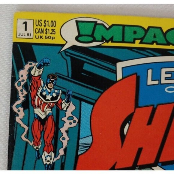 Impact Comics Book Lot,The Comet #1, The Web #1 and #3, The Shield #1 Mixed Lot - Picture 8 of 12